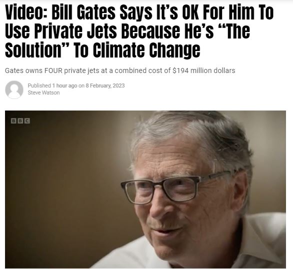 PDF - Bill Gates Says It’s OK For Him To Use Private Jets Because He