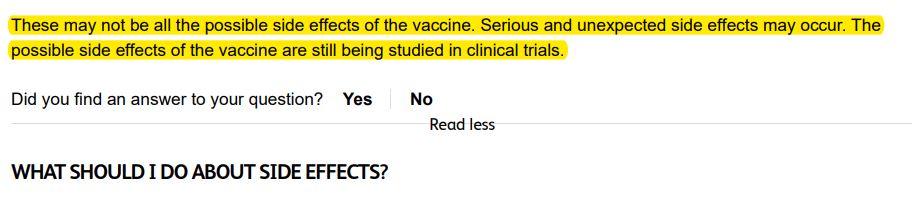 Evidence: Dangerous, Toxic, EXPERIMENTAL Vaccine with sti