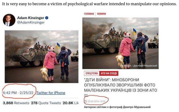 https://twpter.com/users/Quoteman/feed/2022-0227-1703-0999-f-Quoteman.pdf -   PDF:            The First Casualty of War Is the Truth – The Current Western Propaganda for Ukraine Is Epic in Scale            For the record.            People, if you think that the bullshit that was being pushed on mainstream media about #covid for the past 2 years was heavy and deep, wait until you start getting the mainstream media swill about the Russian military involvement in Ukraine.            take this to heart   #Bellingcat            We truly live in a "Post Truth" society. #ArchivePDF       #Ukraine       
