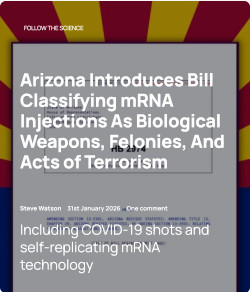 Arizona Introduces Bill Classifying mRNA Injections As Biological We