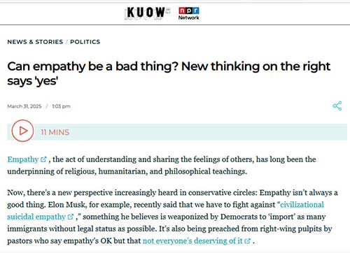 Rant on "Religious Stupidity VS Suicidal Empathy" part 1