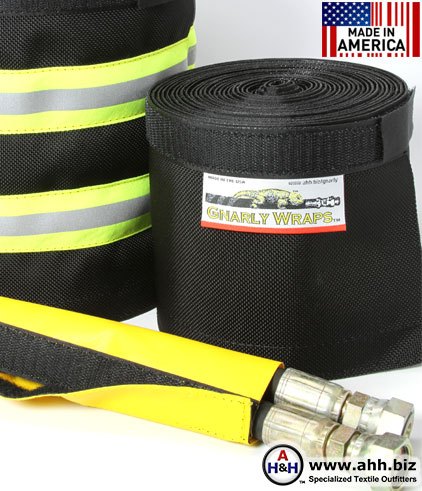 ﻿Hose Wrap Sleeves for Hydraulic Hoses and Cables            Custom Lengths down to the inch available. All Gnarly Wraps™ Made in USA. ahh.biz/hose-wraps/   
