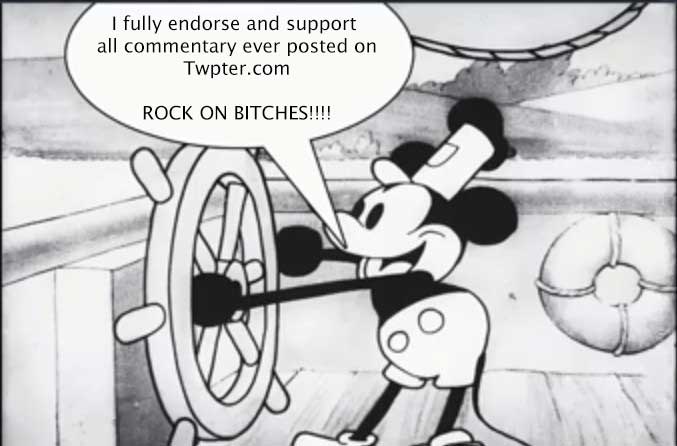 Awwww...Ain't that a shame. #Disney 's #Globalist Icon, Mickey Mou