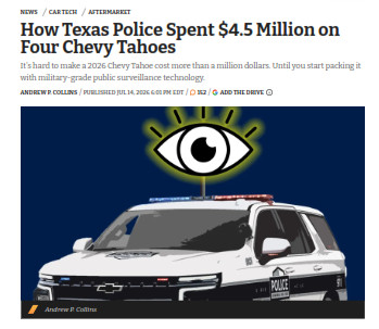 How #Texas Police Spent $4.5 Million on Four Chevy Tahoes