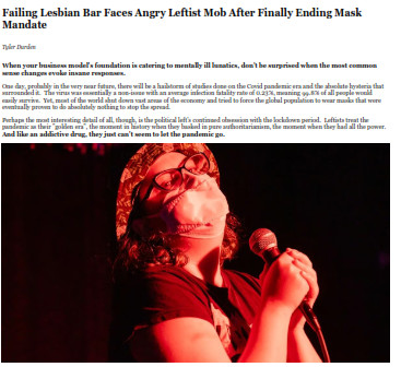 Failing Lesbian Bar Faces Angry Leftist Mob After Finally Ending Mas