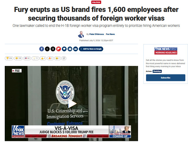 Microsoft approves thousands of H-1B visas while Xbox cuts 1,600 job