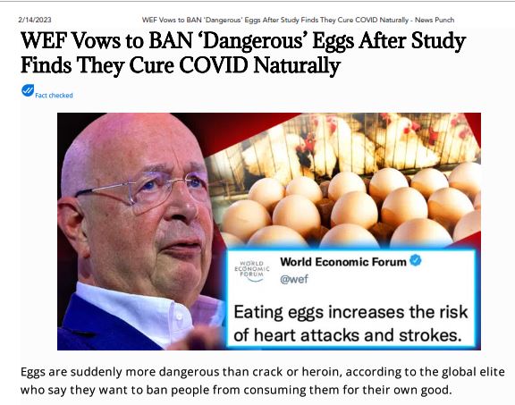 PDF - WEF Vows to BAN 'Dangerous' Eggs After Study Finds They Cure C