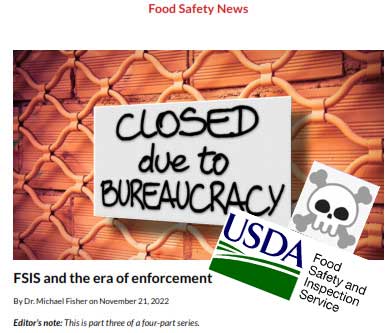 PDF: FSIS and the era of enforcement _ Food Safety News Y