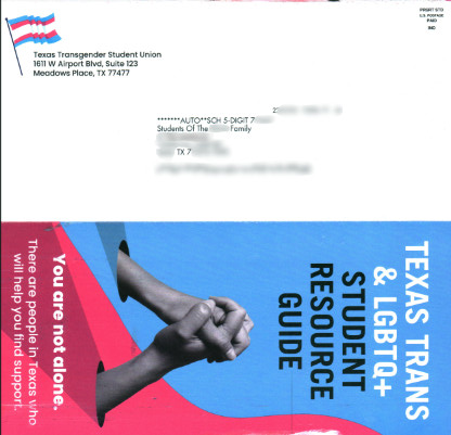 Texas Transgender Student Union - Likely #LGBT Pedophiles Trying to